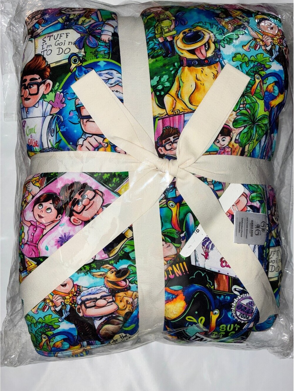 Gigglegang Boutique UP Quilted Bamboo Blanket 60x50 NIB